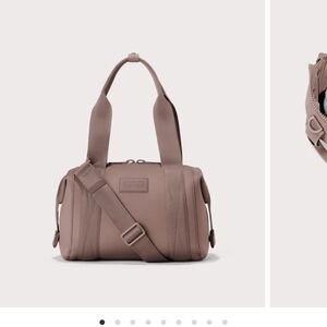 Dagne DOVER Landon neoprene Carryall Bag Weekend Duffel Bag in Dusty Mauve